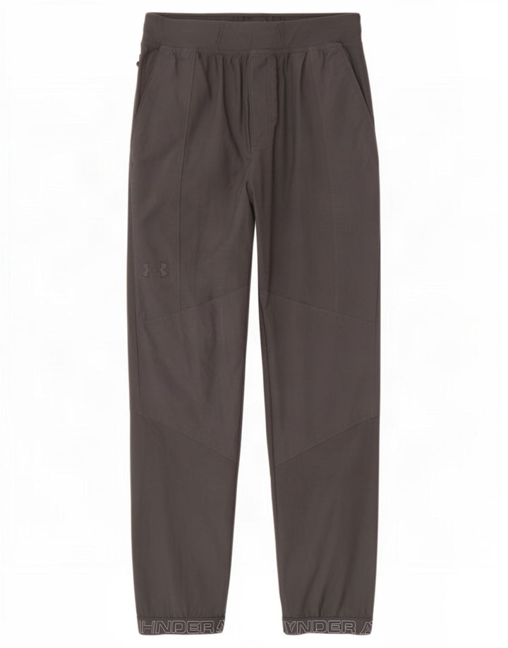 Pantaloni da tuta con grafica da uomo Under Armour Joggers grigio medio elastan