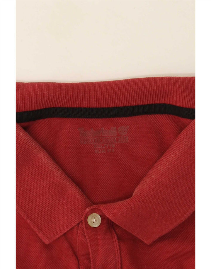Polo Timberland da uomo slim fit 2XL rossa
