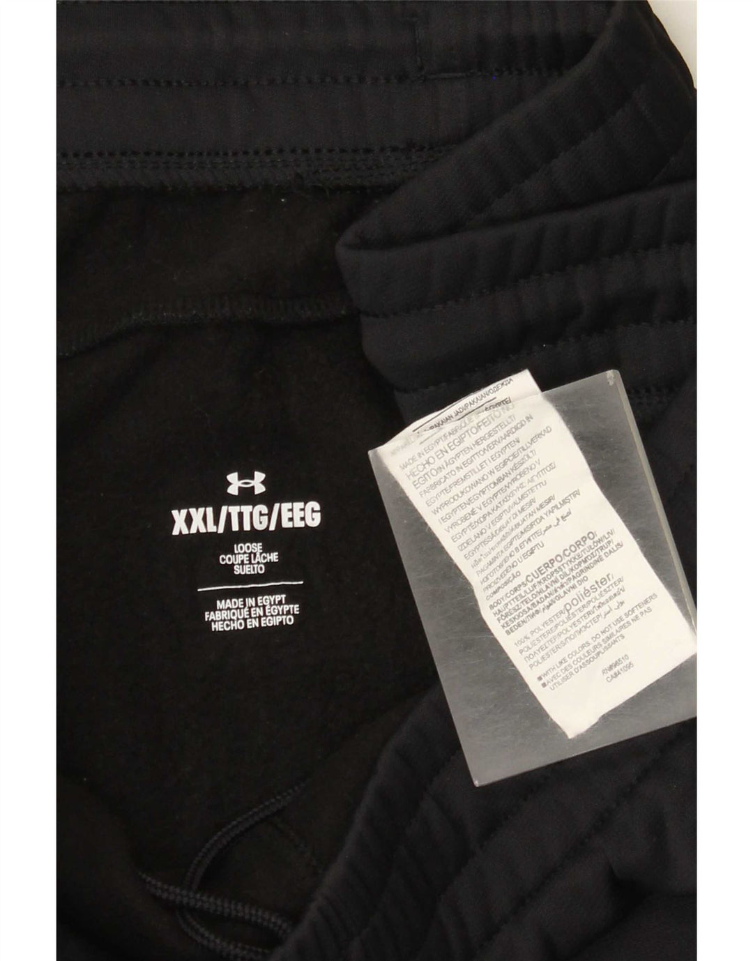 Pantaloni da tuta larghi da uomo Under Armour 2XL poliestere nero