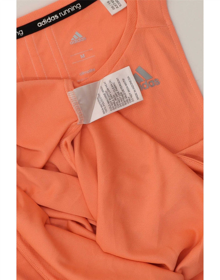 Canotta Adidas Climalite da donna UK 14 poliestere arancione medio