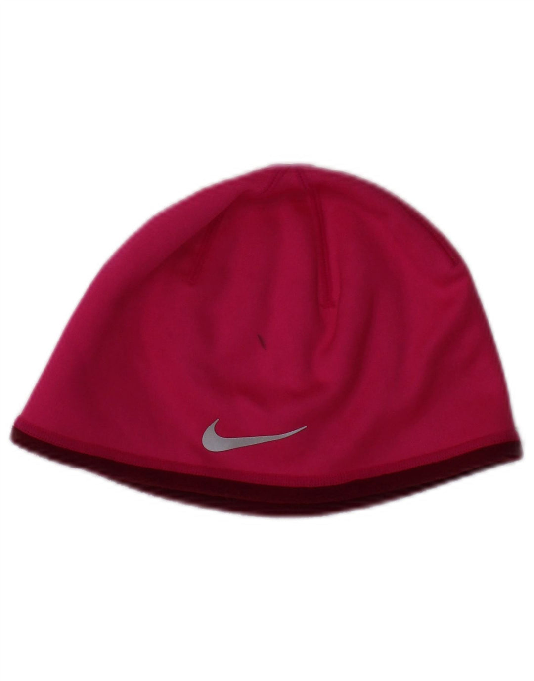NIKE Womens Reversible Beanie Hat One Size Pink Sports