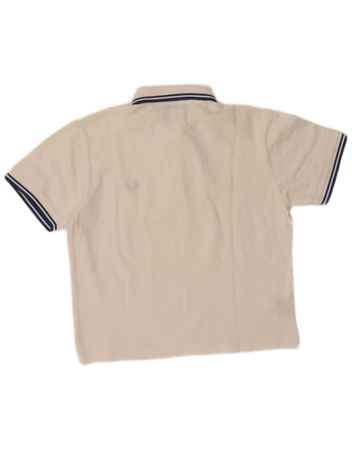Polo Bambina FRED PERRY 11-12 Anni Grande Cotone Bianco