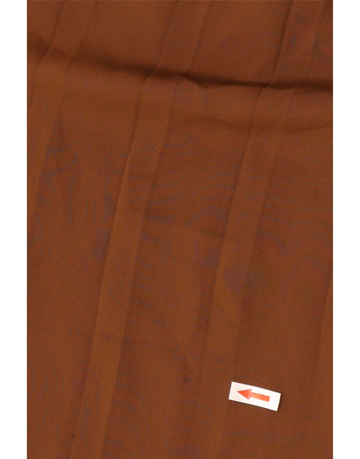 Massimo Dutti Pantaloni Cullotes Capri da donna Grandi W32 L22 Poliestere marrone