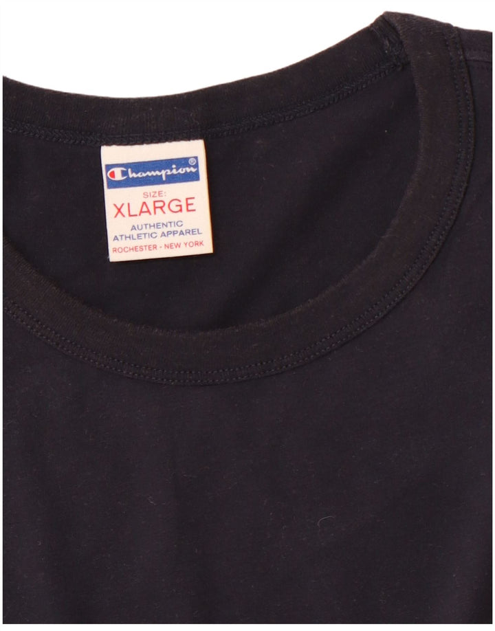 Maglietta da uomo CHAMPION Top XL Blu navy