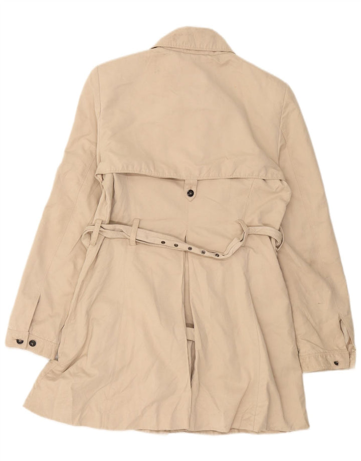 Trench da donna Zara UK 12 Poliestere beige medio