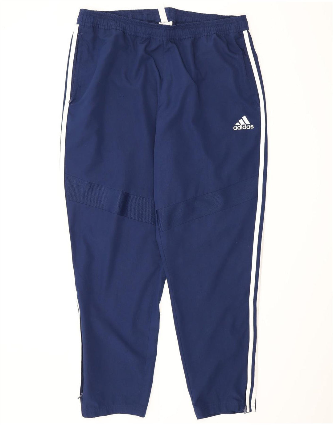 Pantaloni da tuta Adidas Climalite da uomo XL in poliestere blu navy