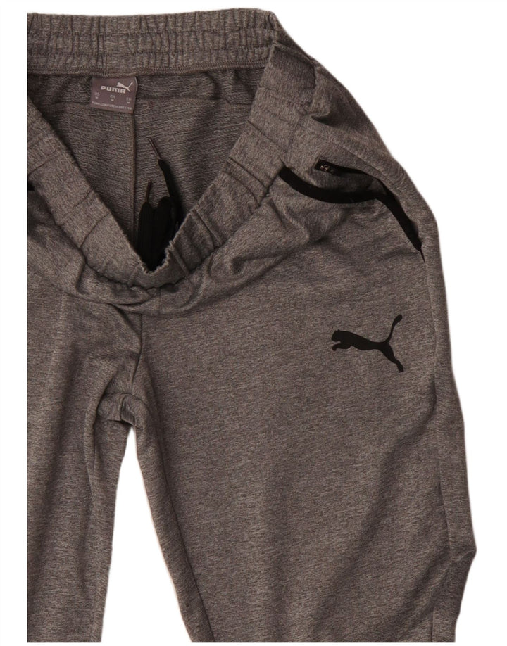 Pantaloni da tuta da uomo Puma Joggers Poliestere color block grigio medio