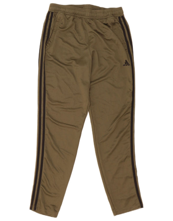 Pantaloni da tuta Adidas Aeroready da uomo in poliestere kaki medio