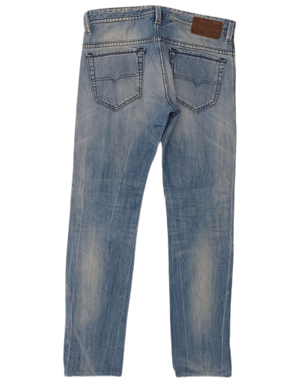 Jeans skinny slim Thavar da uomo Diesel W31 L32 cotone blu