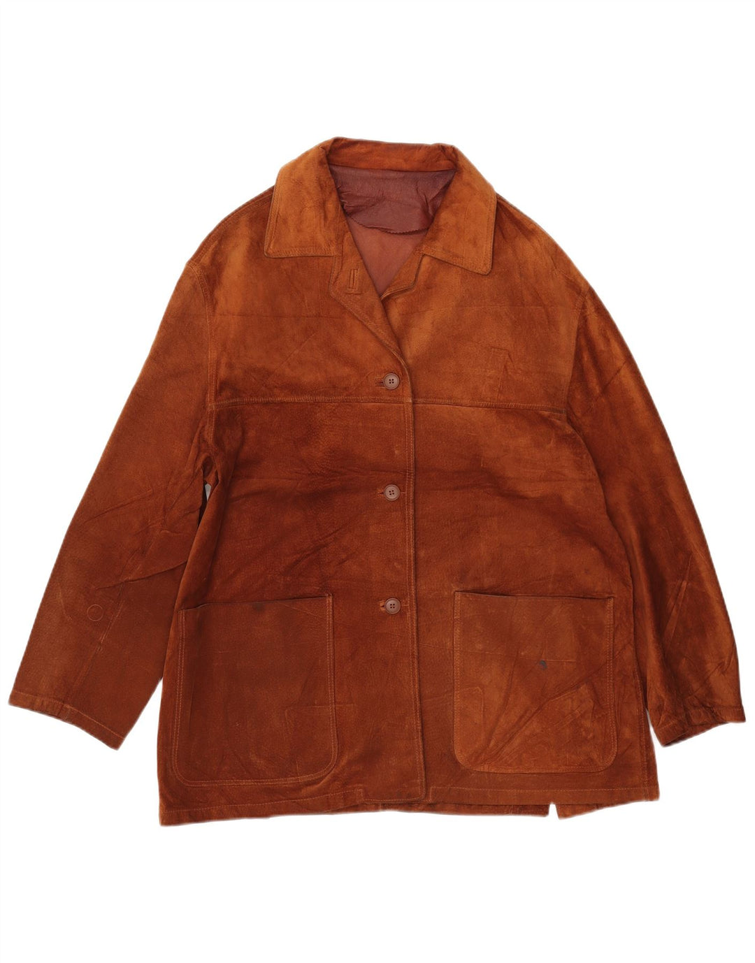 CONBIPEL Giacca Donna Scamosciata IT 46 Large Pelle Marrone