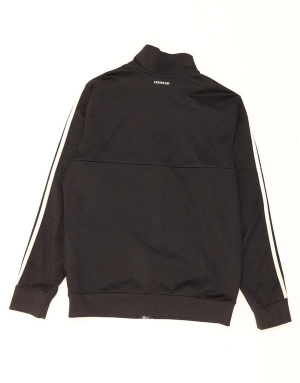 Giacca da tuta Adidas Aeroready da ragazzo 13-14 anni in poliestere nero