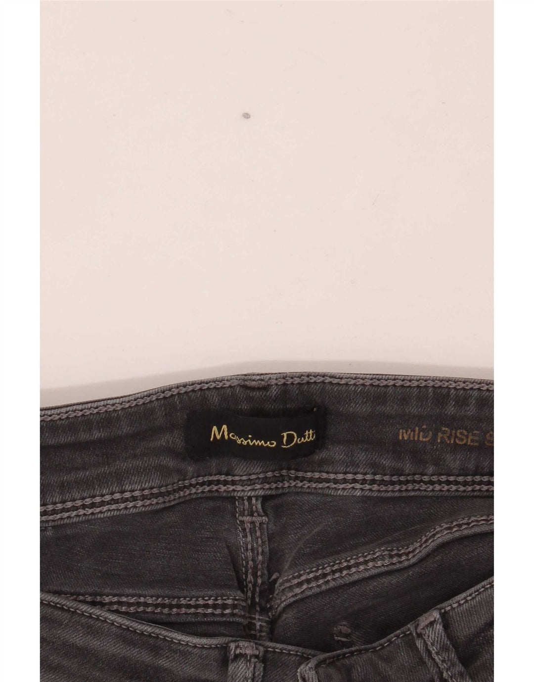 Jeans skinny da donna a vita media Massimo Dutti W24 L30 Grigio