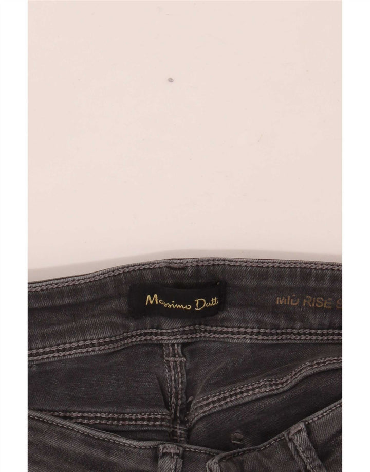 Jeans skinny da donna a vita media Massimo Dutti W24 L30 Grigio
