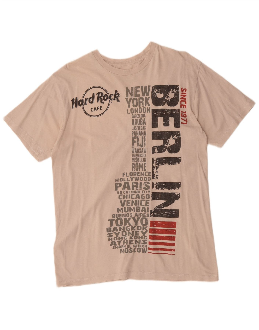 T-shirt con grafica Hard Rock Cafe per ragazzi di Berlino, 15-16 anni, colore bianco medio
