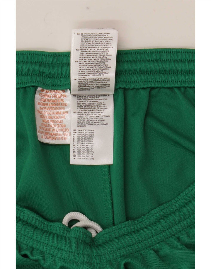 Pantaloncini sportivi Adidas Climalite da uomo di grandi dimensioni in poliestere verde