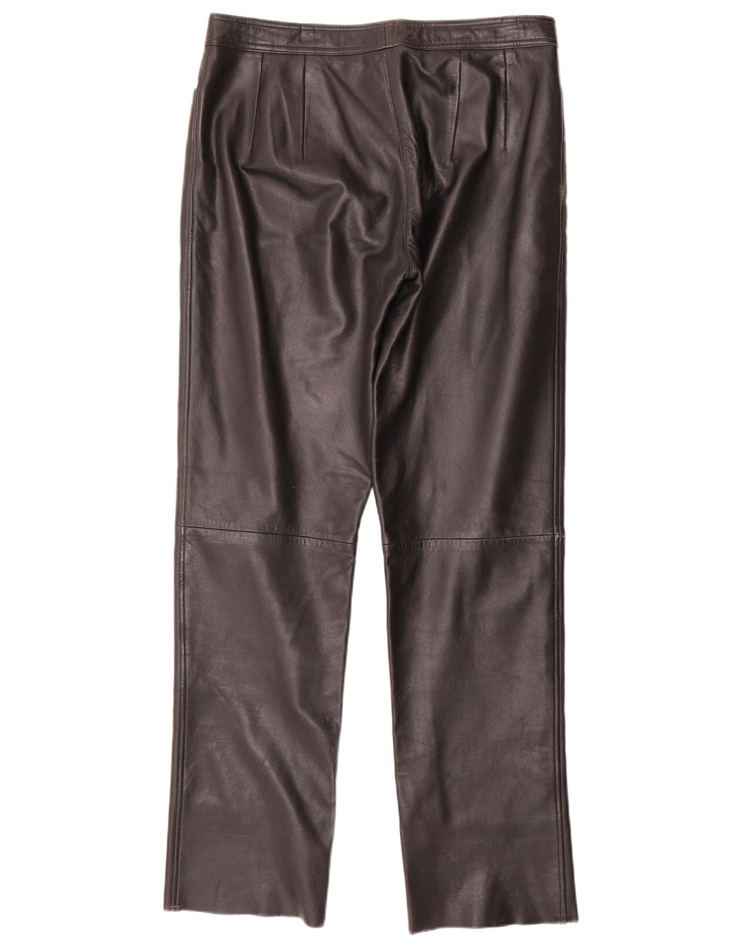 Pantaloni dritti in pelle da donna Maddox IT 44 medio W32 L32 neri