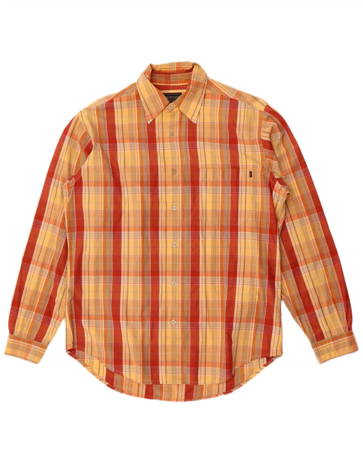 Camicia da uomo Marlboro Classics a quadri multicolori grandi
