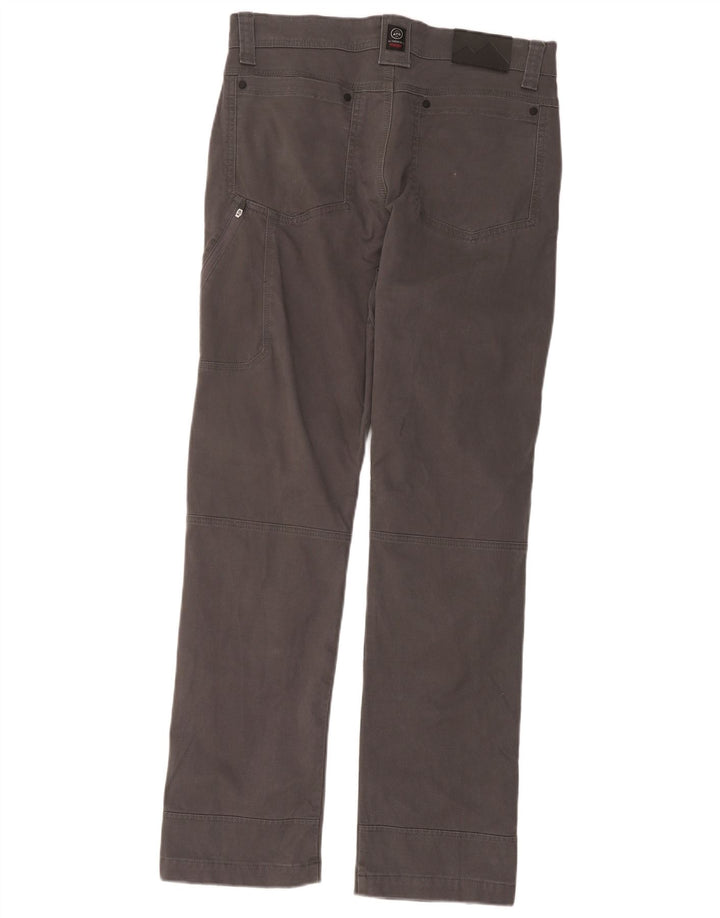 Pantaloni cargo dritti da uomo Wrangler W34 L32 cotone grigio