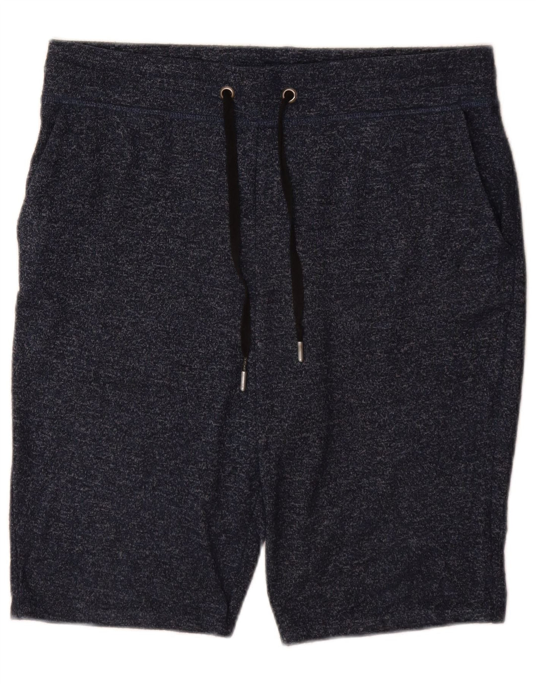 Pantaloncini sportivi da donna Marks & Spencer UK 14 Large in poliestere screziato blu navy