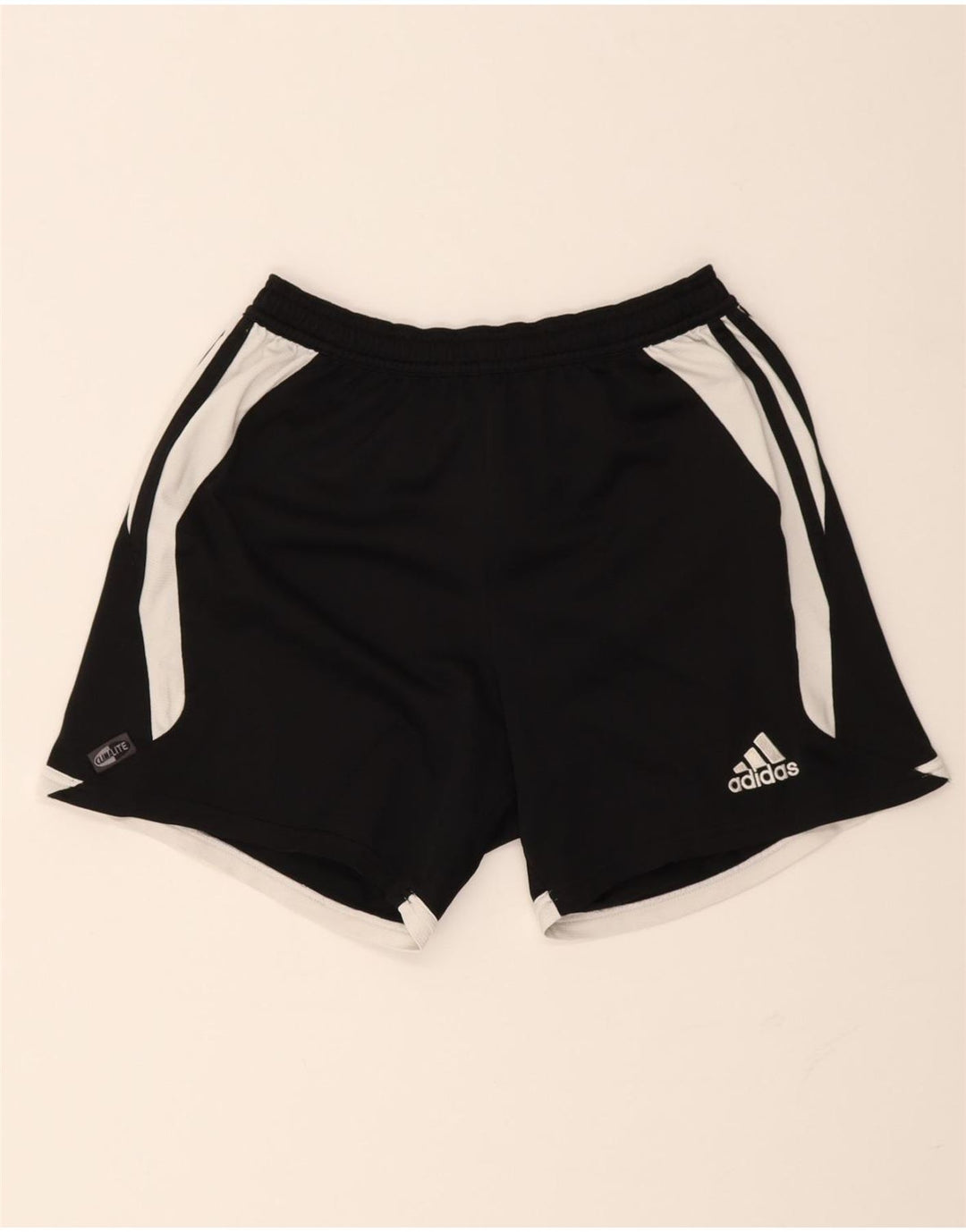 Pantaloncini sportivi Adidas Climalite da uomo, poliestere color block medio nero