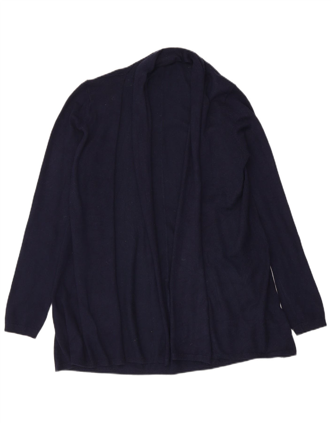 Maglione cardigan aperto da donna Zara UK 12 blu navy medio