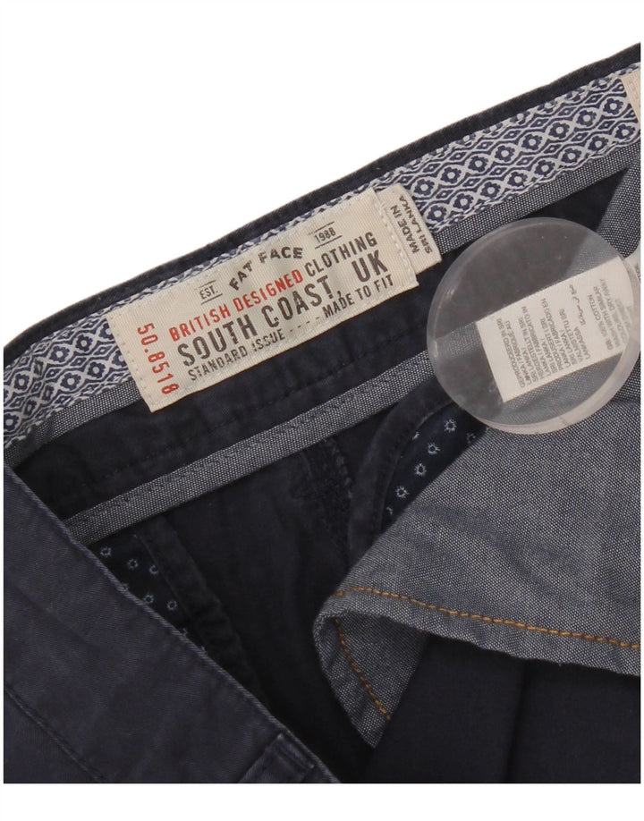 Pantaloncini chino da uomo Fat Face W32 cotone blu navy medio