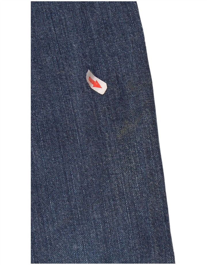 Jeans dritti da uomo con vestibilità rilassata Eddie Bauer W38 L34 cotone blu