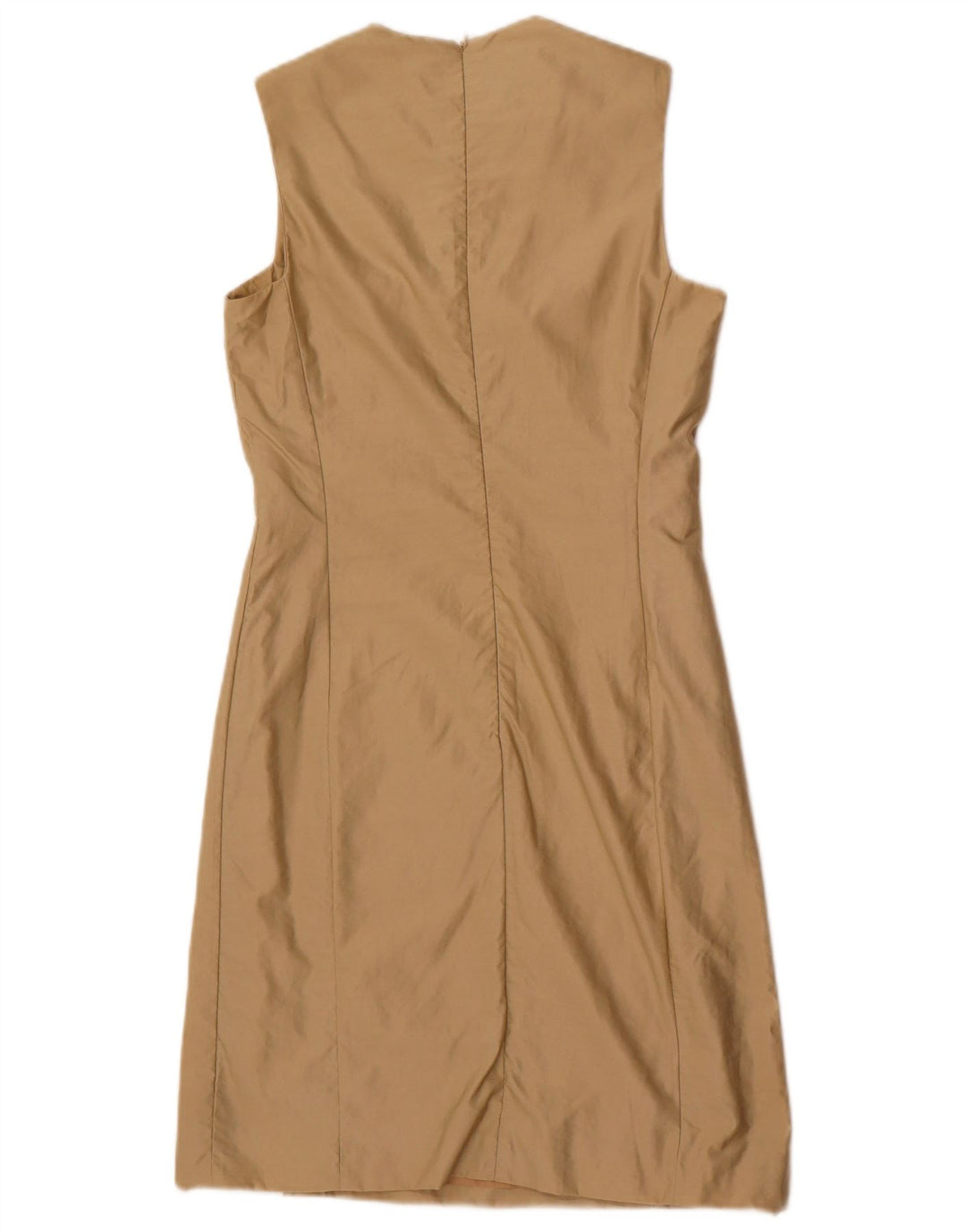 Abito Tubino Smanicato Donna Trussardi IT 40 Small Beige Poliammide