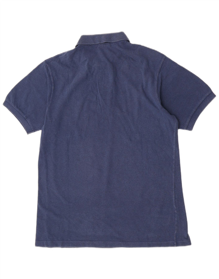 Polo da uomo Lacoste taglia 4 media in cotone blu navy