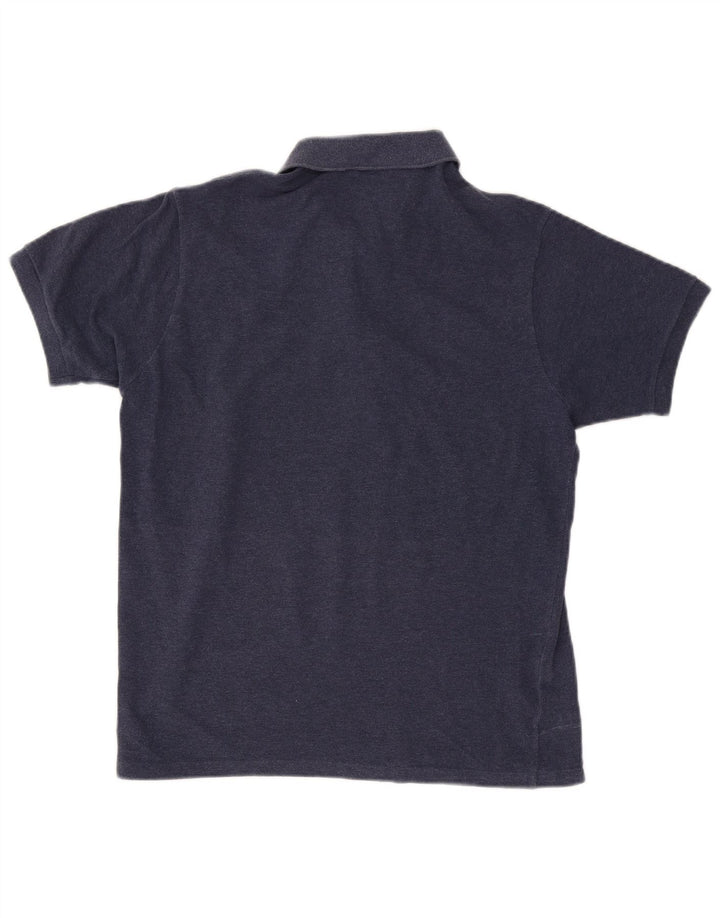 Polo da uomo Lacoste taglia 4 media in cotone blu navy