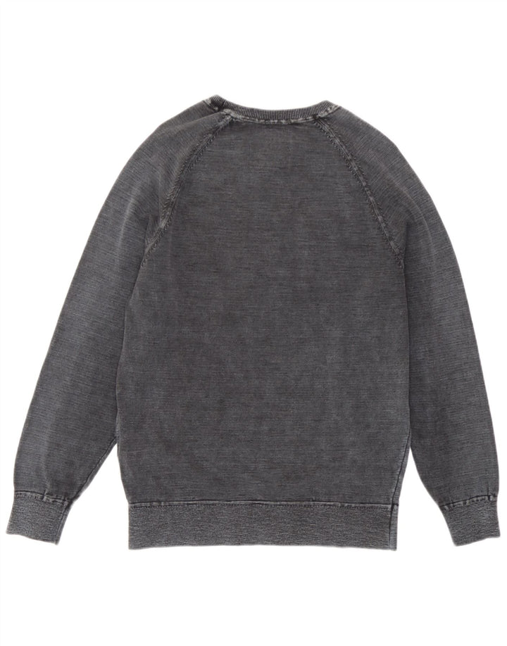 Felpa da donna Superdry Maglione UK 16 Large Grigio Cotone