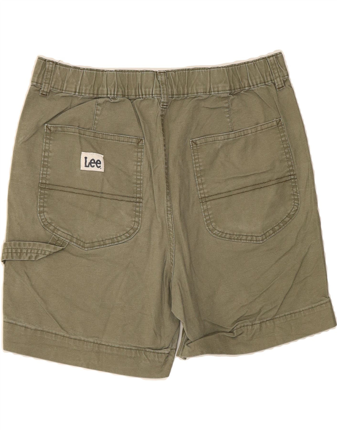 LEE Womens Chino Shorts US 12 Large W32  Khaki Cotton Vintage Lee and Second-Hand Lee from Messina Hembry 