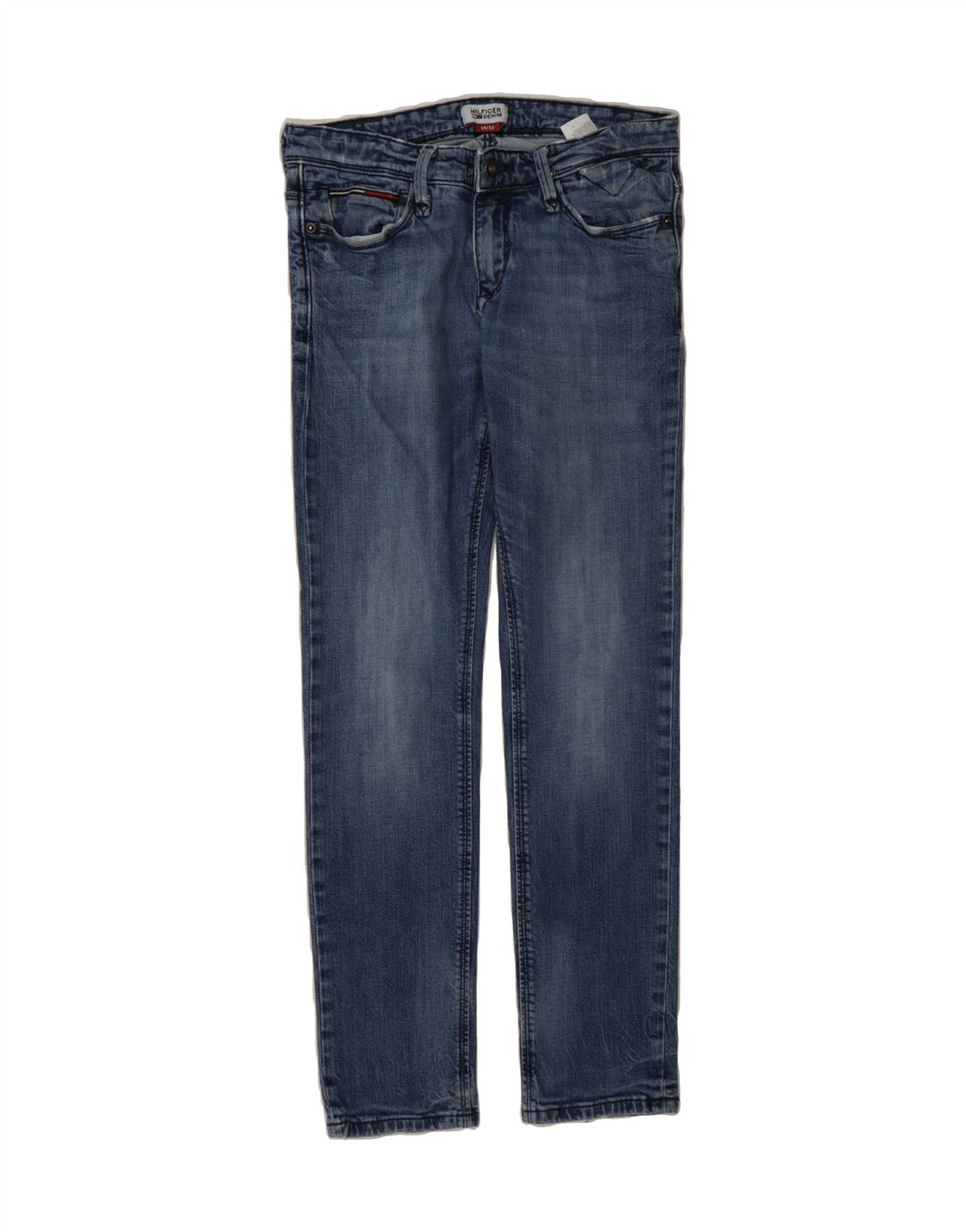 TOMMY HILFIGER Womens Slim Jeans W29 L32 Blue Cotton Vintage Tommy Hilfiger and Second-Hand Tommy Hilfiger from Messina Hembry 