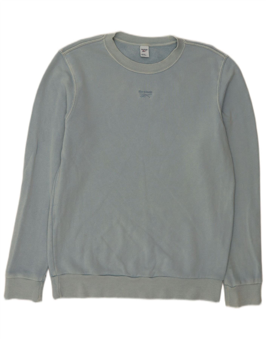 Felpa da donna Reebok Jumper UK 14 cotone blu medio