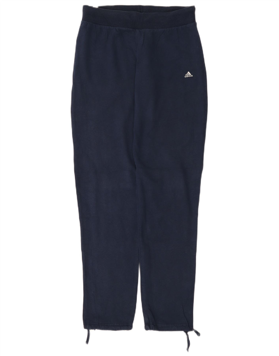 Pantaloni della tuta da donna Adidas UK 12 medio cotone blu navy