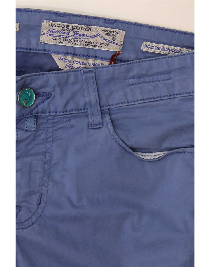 Pantaloni casual slim da donna Jacob Cohen W30 L31 Blu