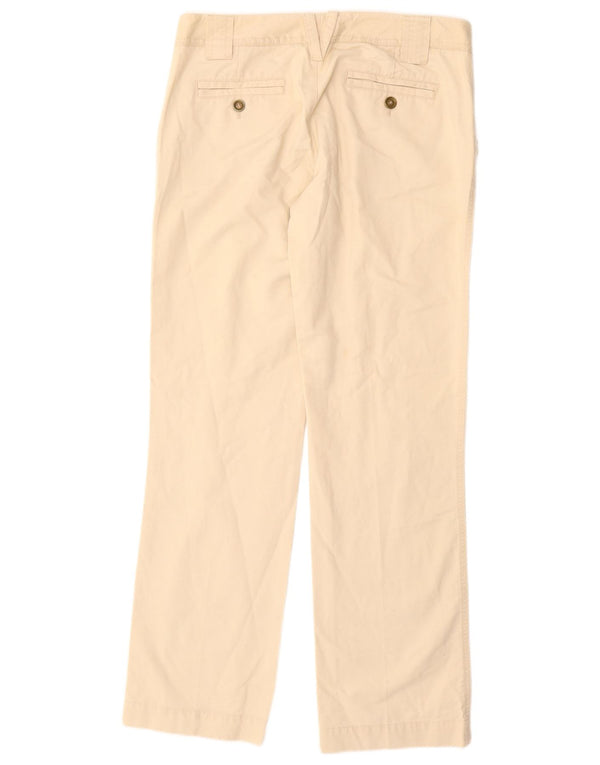 MASSIMO DUTTI Pantaloni chino dritti da donna EU 42 Large W32 L33 Beige