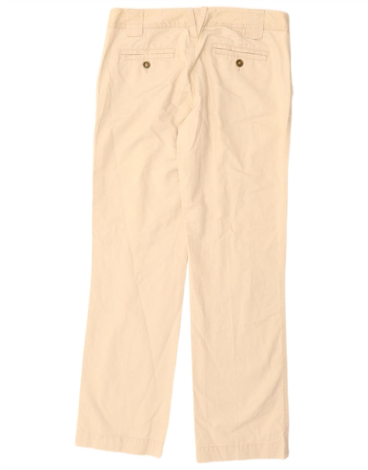 MASSIMO DUTTI Pantaloni chino dritti da donna EU 42 Large W32 L33 Beige