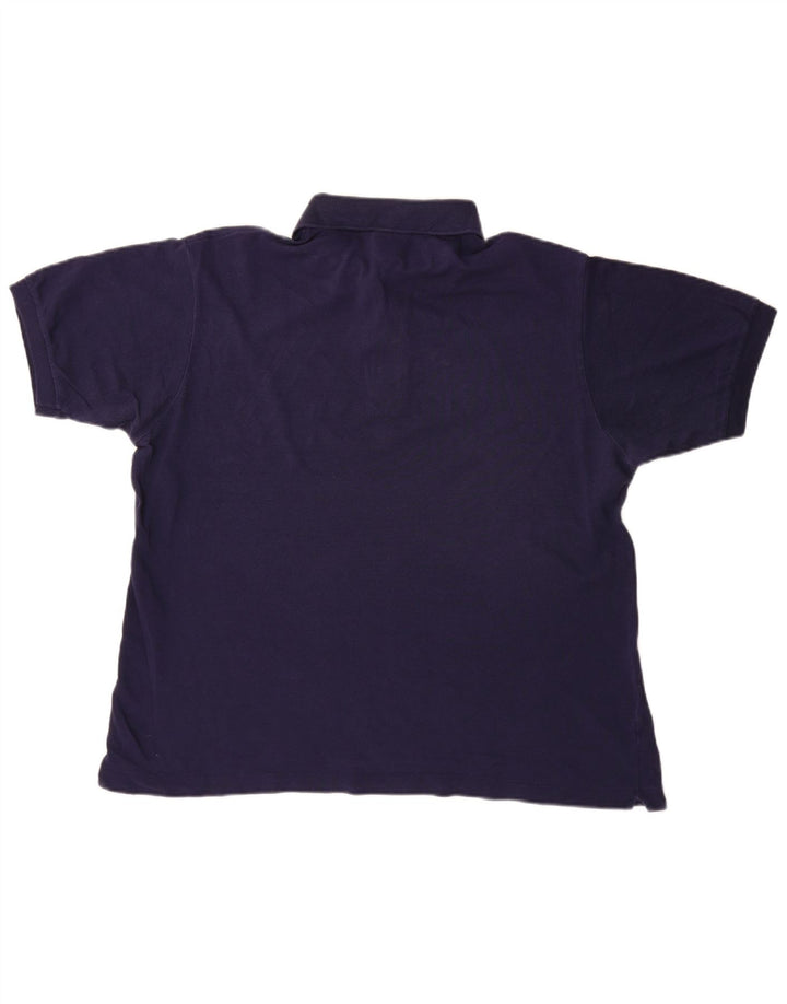 Polo da uomo Lacoste taglia 5 grande in cotone blu navy