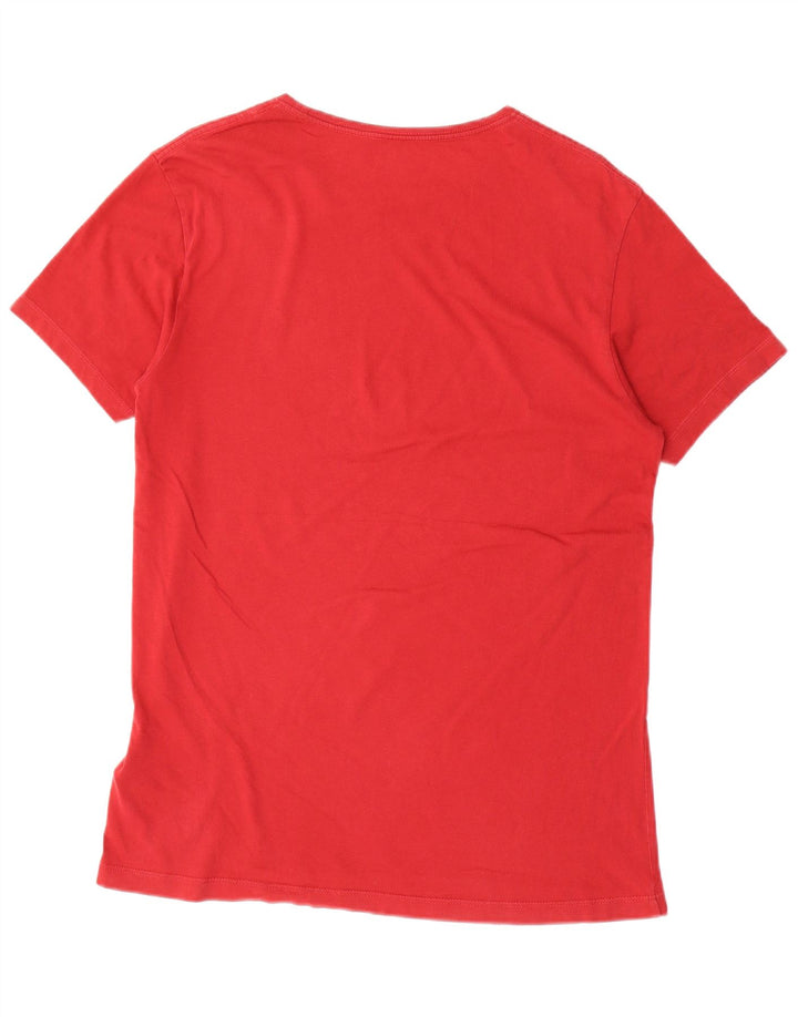 T-shirt da uomo slim fit Timberland Top rosso medio in cotone