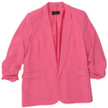 Giacca blazer aperta con maniche a 3/4 Marks & Spencer da donna UK 12 Rosa medio