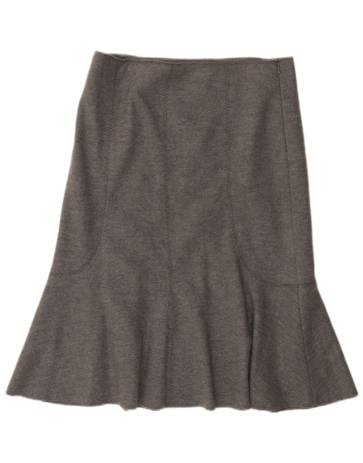 Gonna a tromba da donna Luisa Spagnoli IT 44 media W30 lana grigia
