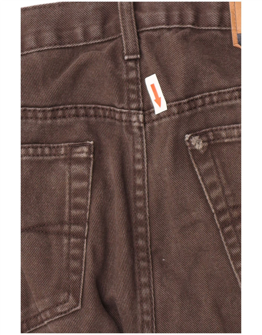Jeans dritti da uomo Marks & Spencer Blue Harbour W36 L31 cotone marrone