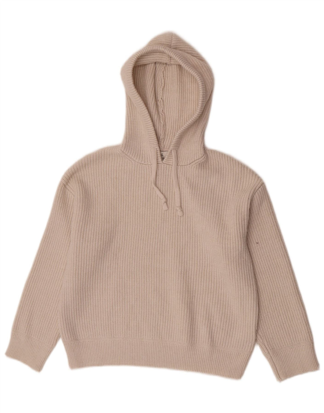 Maglione con cappuccio da donna Marks & Spencer UK 14 Poliestere beige medio