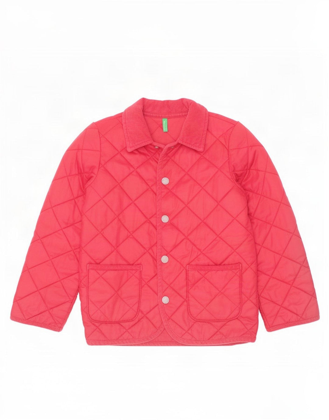 Giubbotto Trapuntato Bambino Benetton 6-7 Anni Small Bordeaux Poliammide