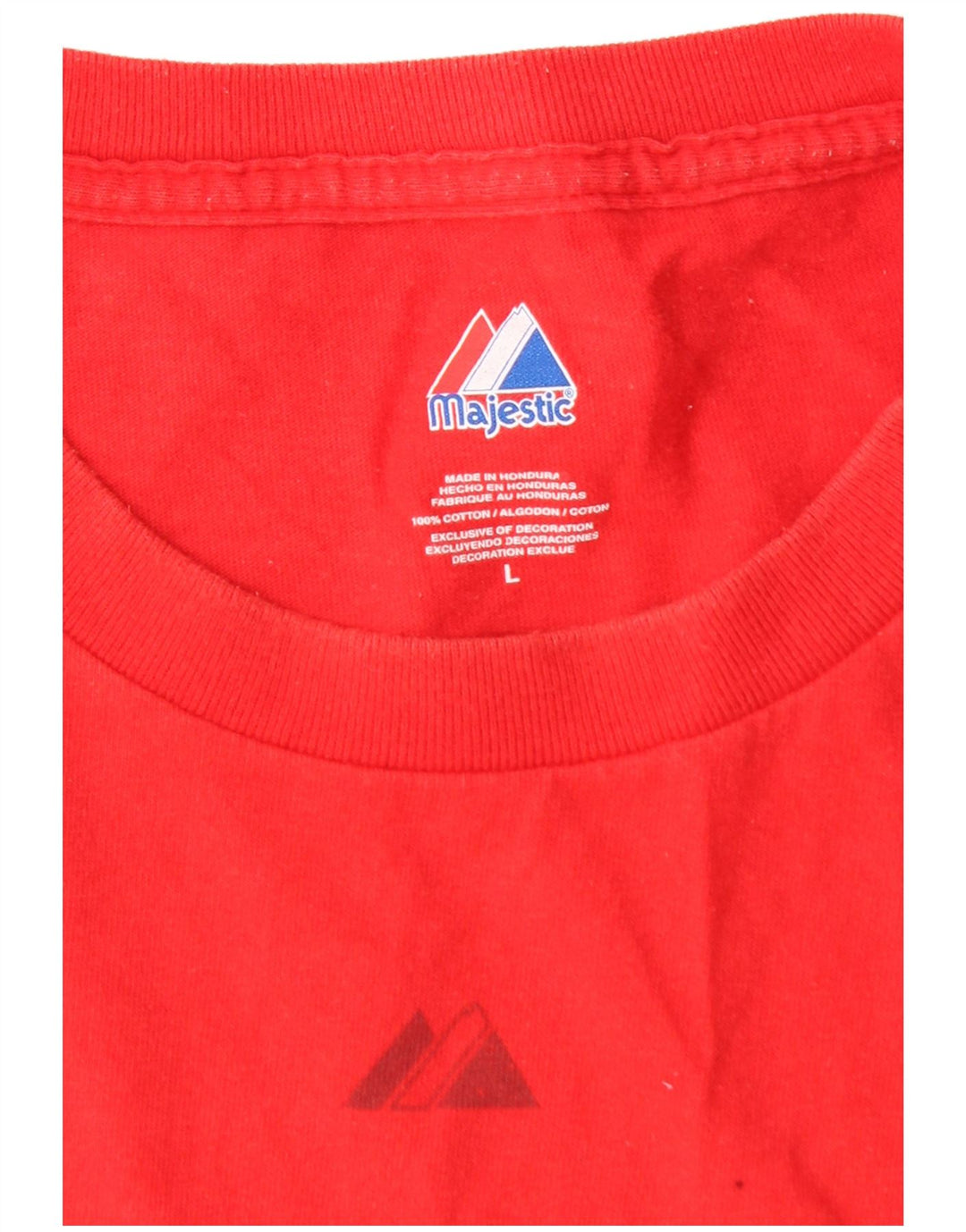 MAJESTIC T-shirt grafica da uomo St. Louis Cardinals Top grande in cotone rosso