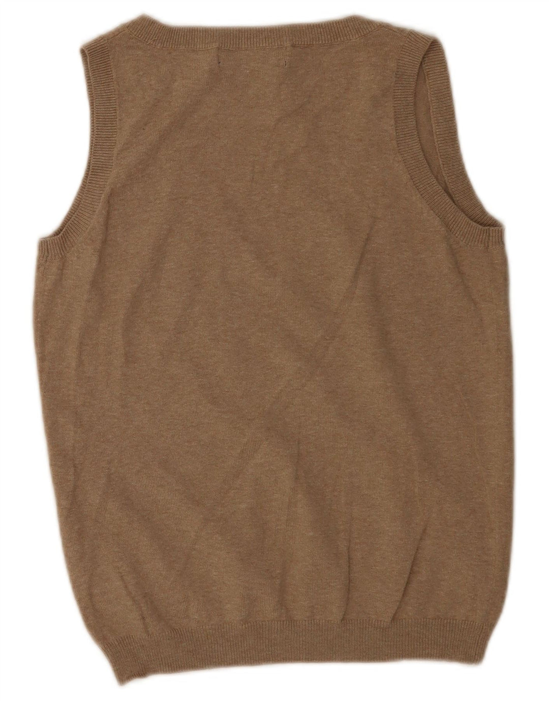 Canotta canotta da donna Zara UK 16 grande in cotone marrone