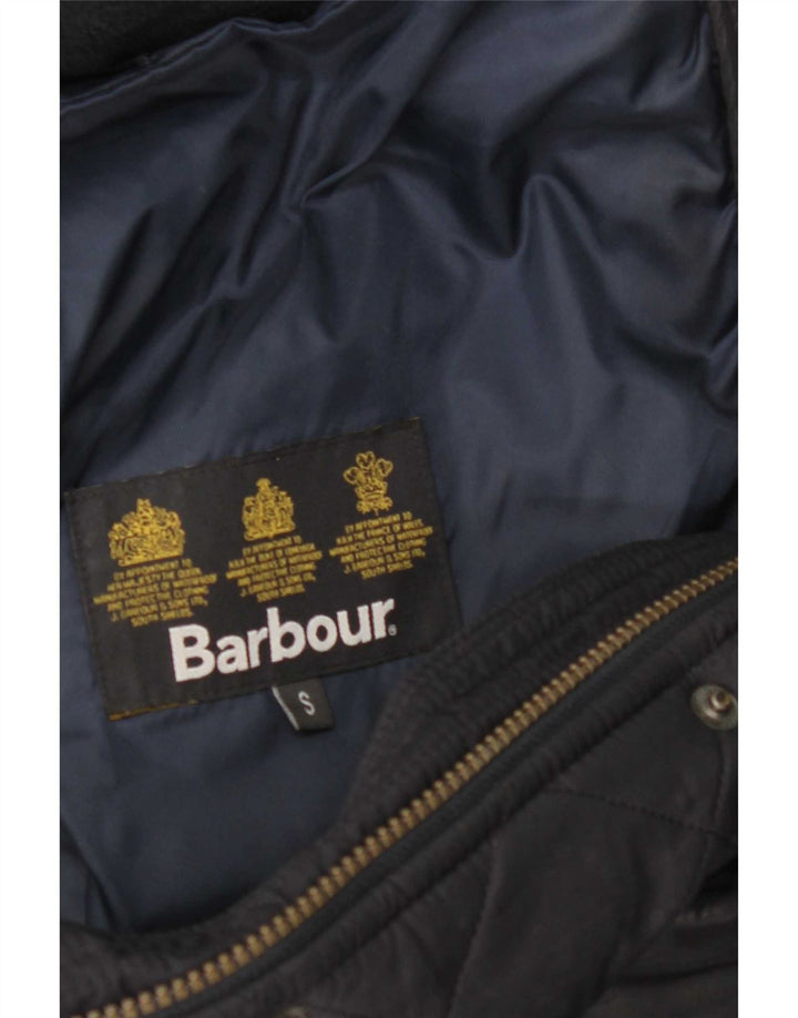 Giacca trapuntata da uomo Barbour UK 36 Small poliestere blu navy