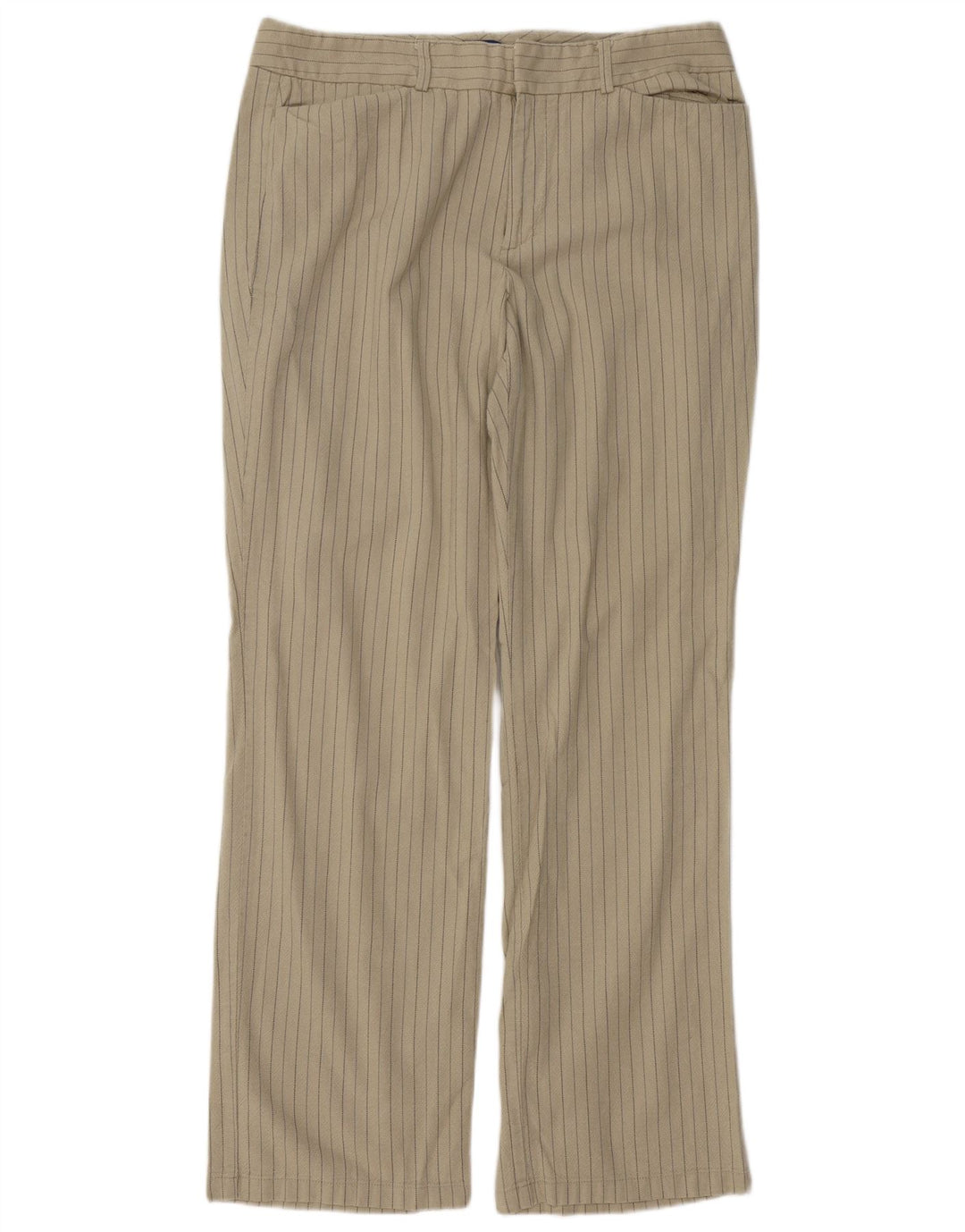 DOCKERS Pantaloni casual vestibilità ideale da donna US 12 Large W32 L30 Beige