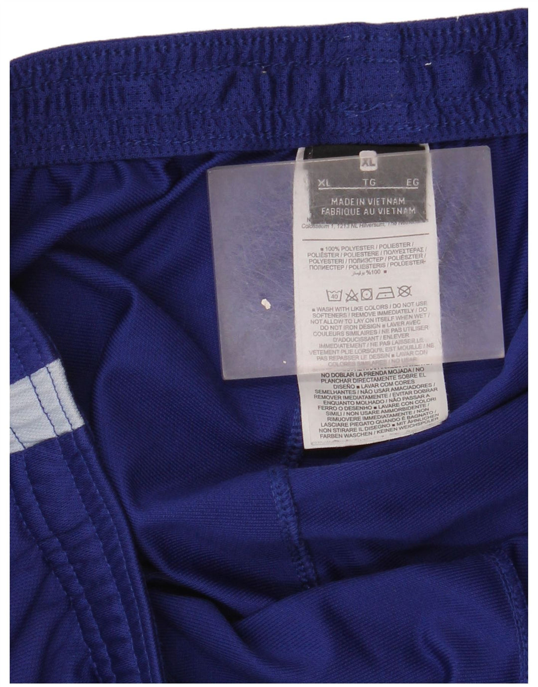 Pantaloni da tuta da uomo Nike XL Blu in poliestere color block